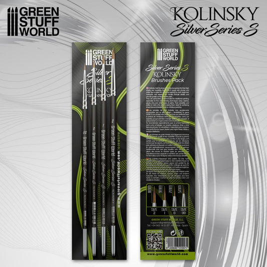 SILVER SERIES (S) - Set de Pinceaux Kolinsky (Serie-S)