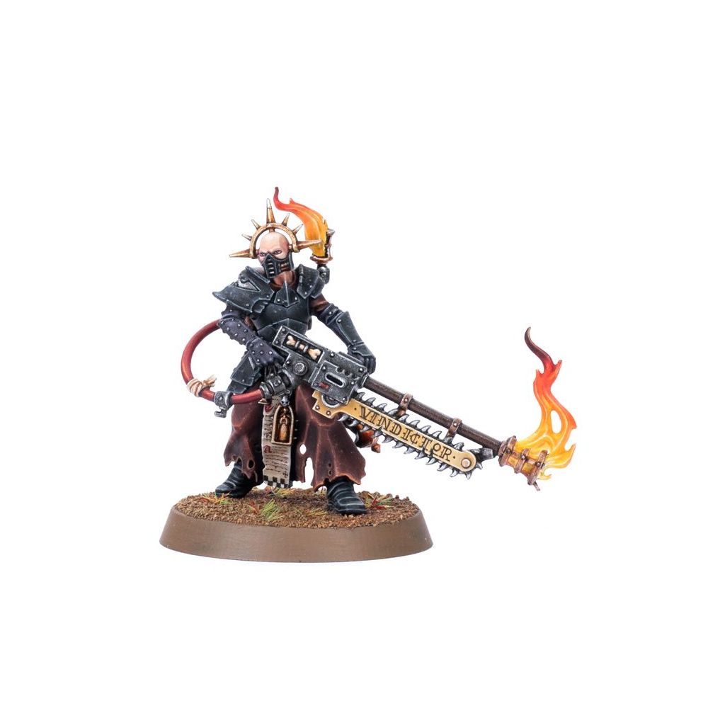Adeptas Sororitas: Prêtre du Ministorum avec Vindictor