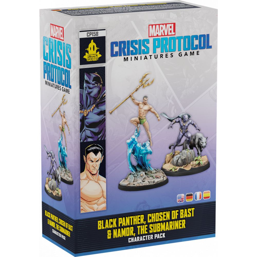Marvel Crisis Protocol: Black Panther, Chosen Bast  et Namor, the Submariner