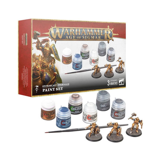 Age Of Sigmar: Stormcast Eternals + Paints Set