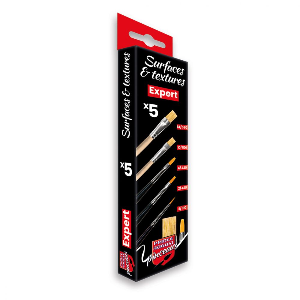 Pinceaux: Set Expert Surfaces & Textures