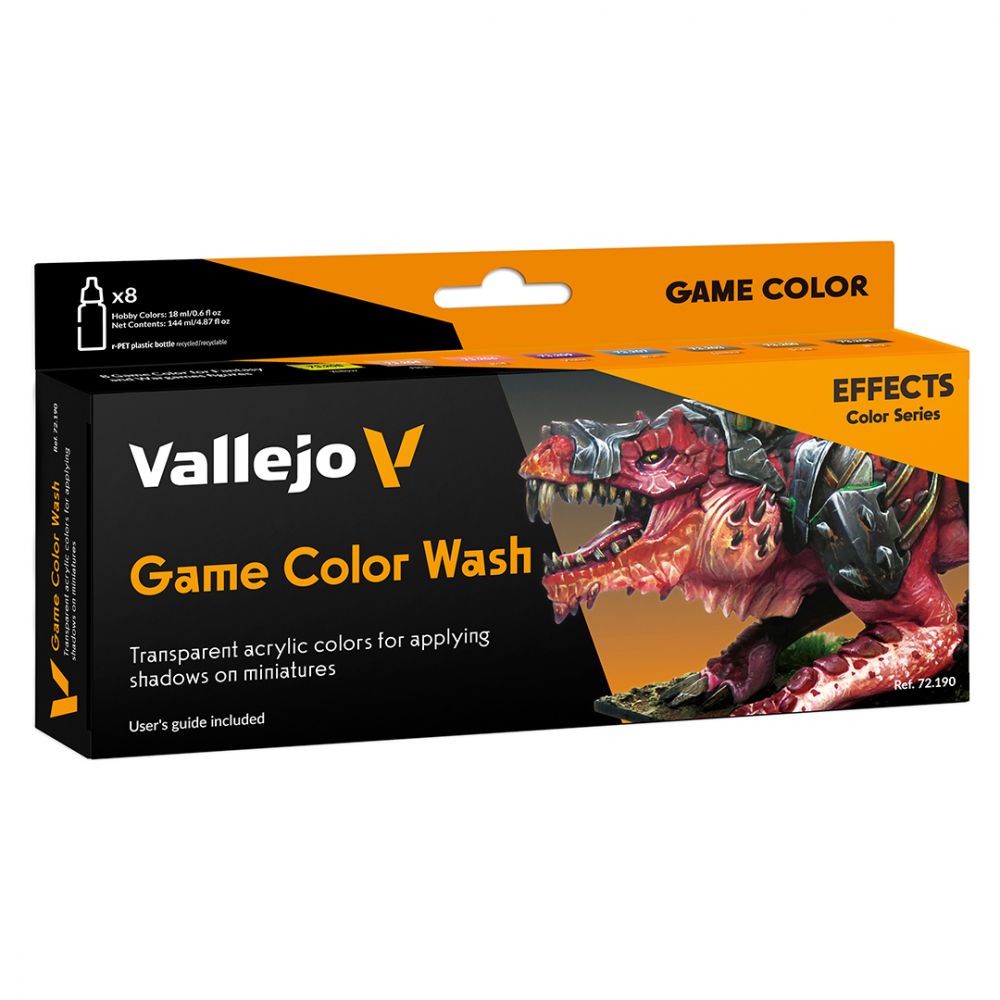 Set Peinture Game Color Effects 8 WASH