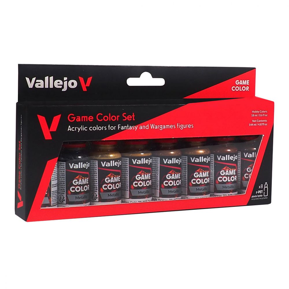 Set Peinture Game Color Set 8 METALLIC