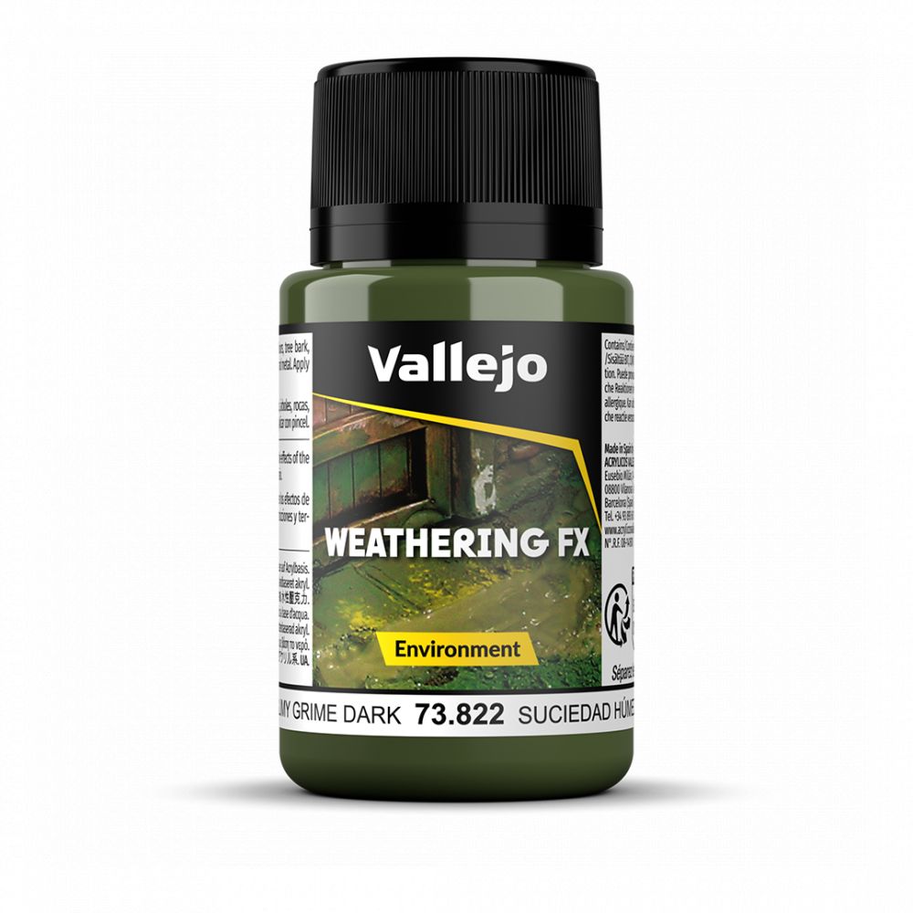 Weathering: 73822 Effet d'environnement salissure humide foncée