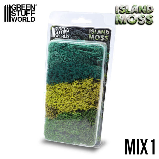 Mousse d'Islande - Mélange Jaune et Marron