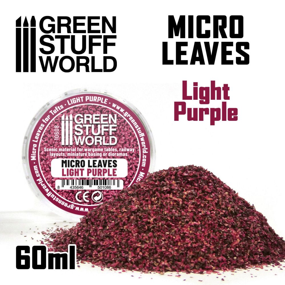 MICRO FEUILLES - Mélange violet clair