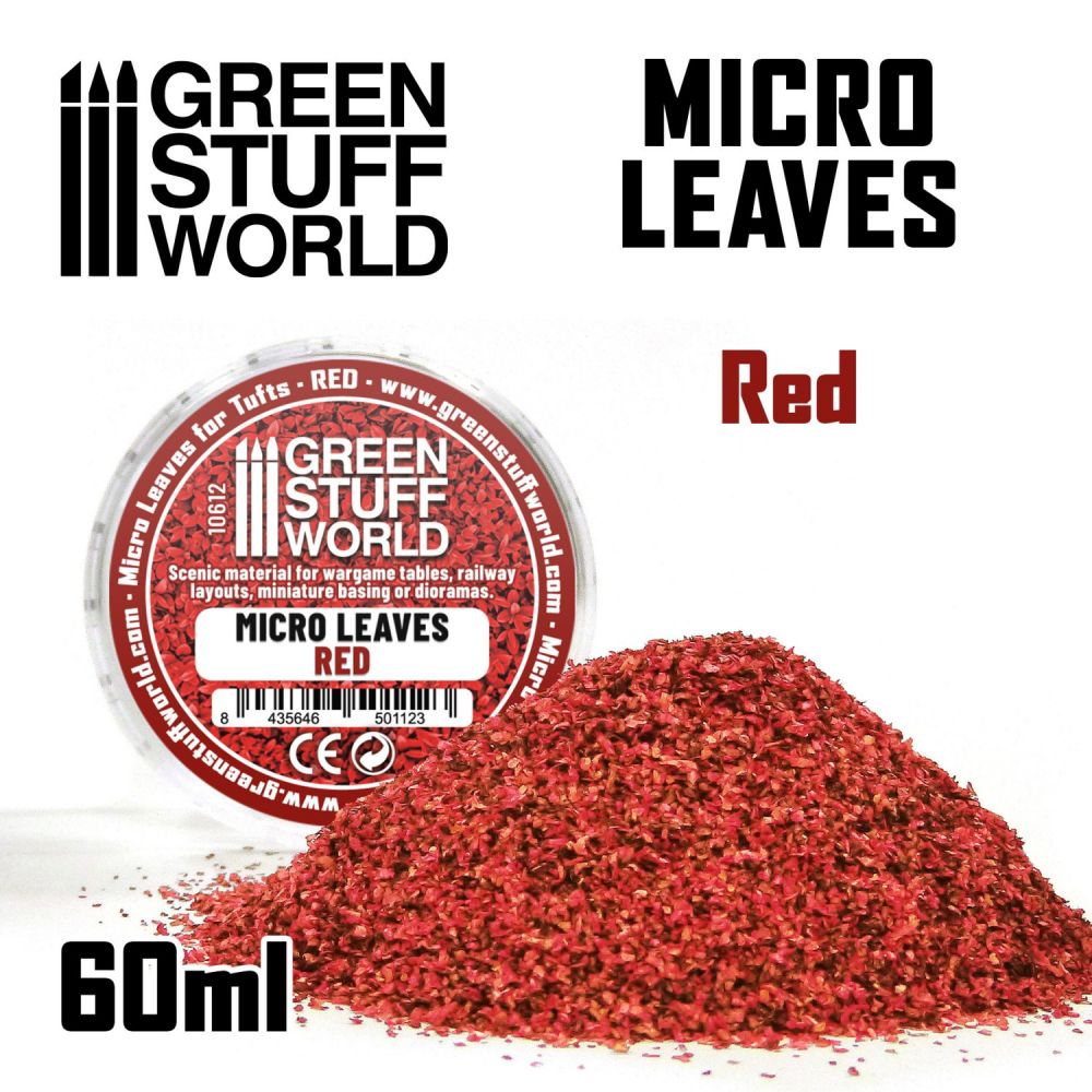 MICRO FEUILLES - Mélange rouge