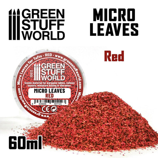 MICRO FEUILLES - Mélange rouge