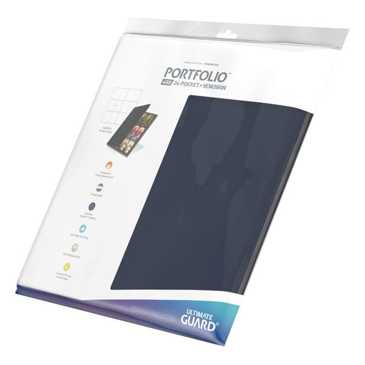 Ultimate Guard Portfolio 480 - 24-Pocket XenoSkin (Quadrow) - Bleu