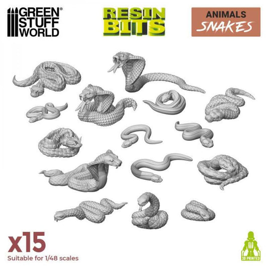 Modelisme - Bits: Set de Serpents imprimé en 3D