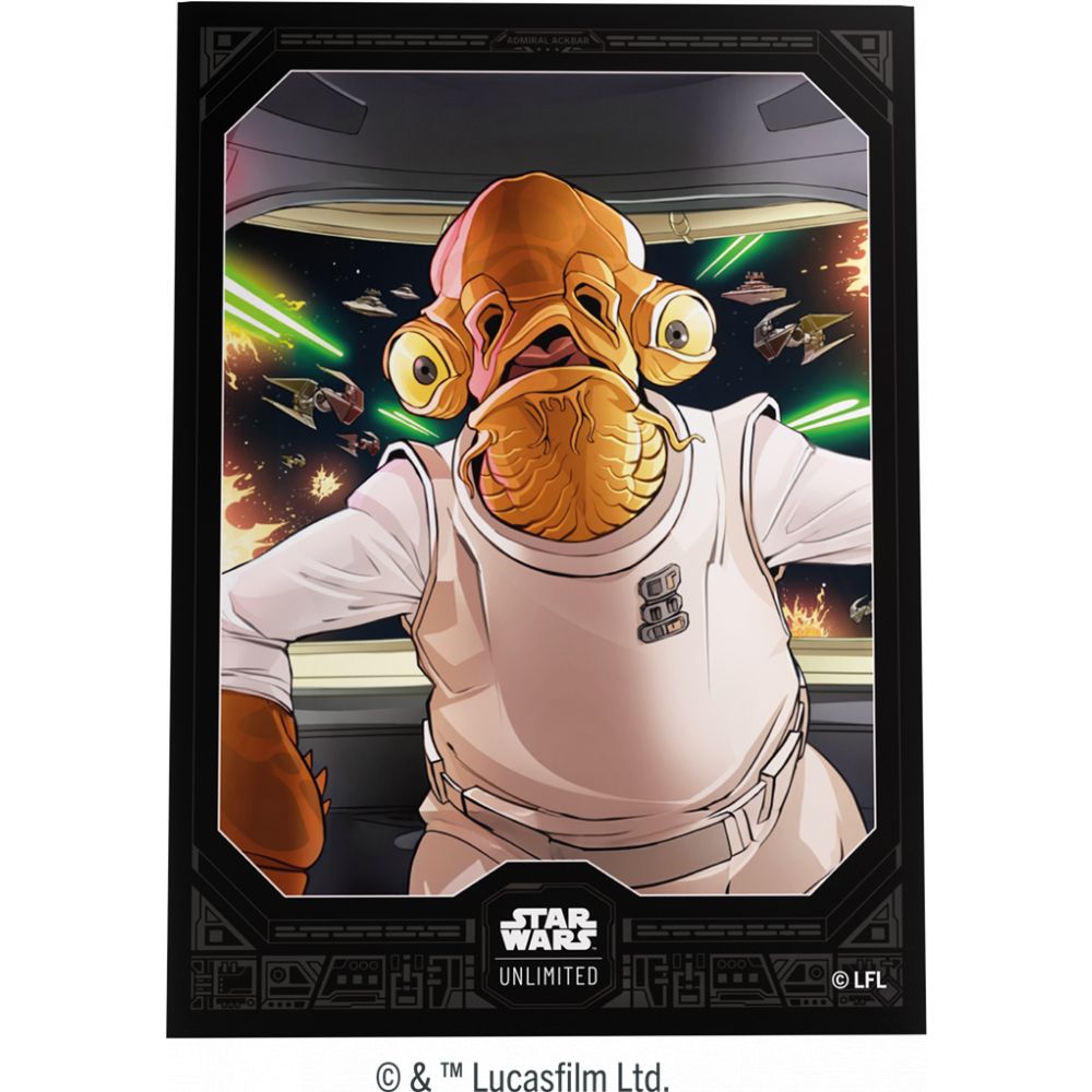 SW Unlimited Art Sleeves GameGenic: Admiral Ackbar