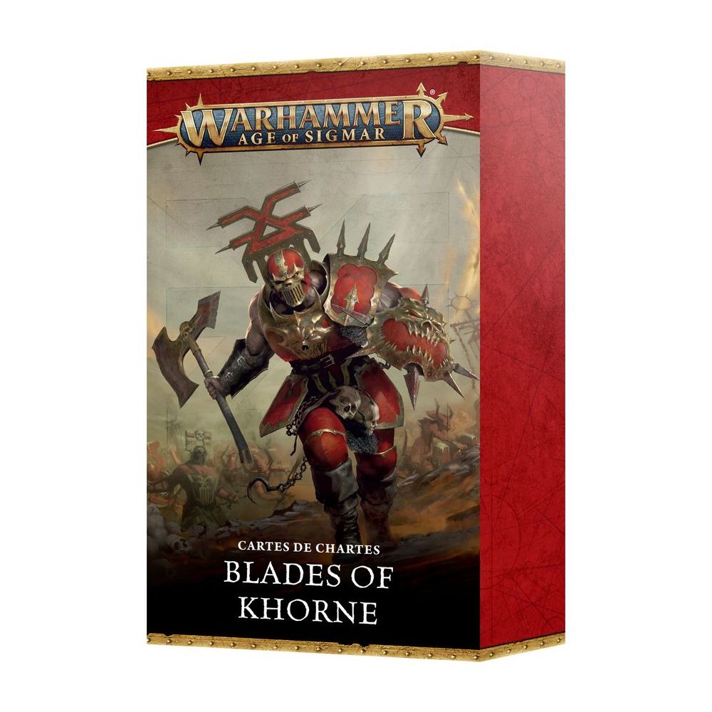 Carte de chartes: Blades of Khorne (V4 2025 FR)