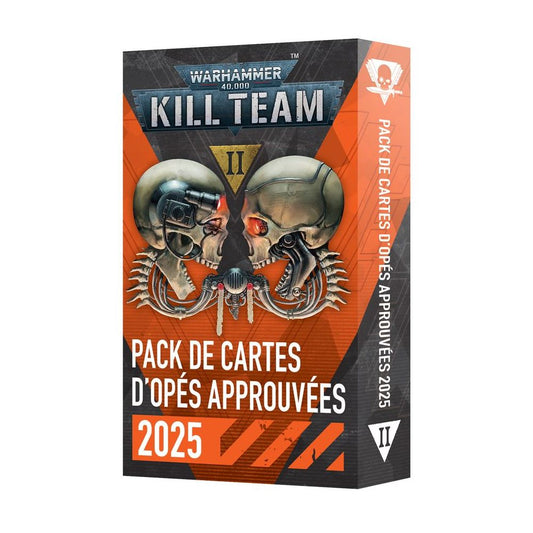 Kill Team: Pack de cartes d'Opés Approuvées 2025 (FR)