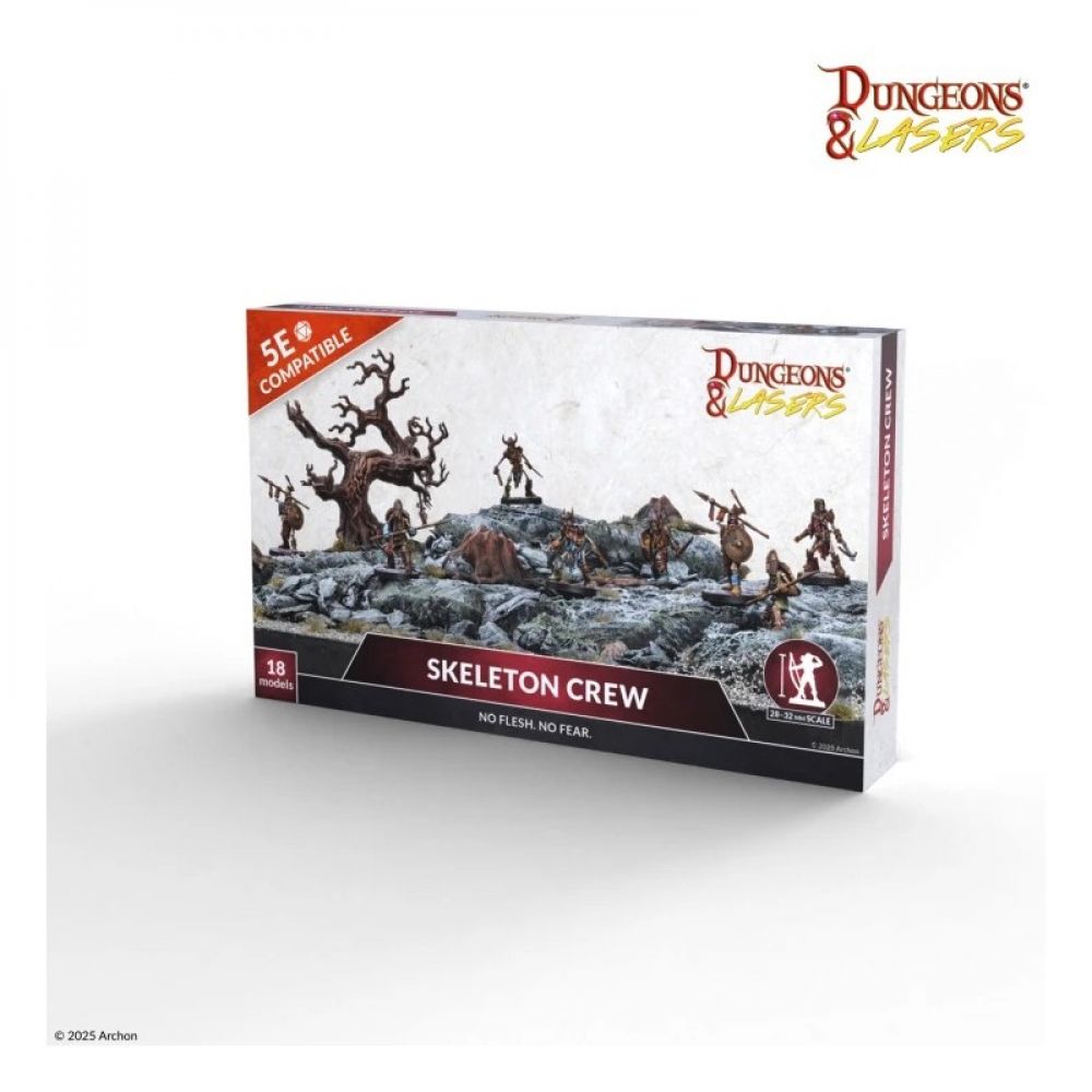 Dungeons & Lasers - Figurines - Skeleton Crew