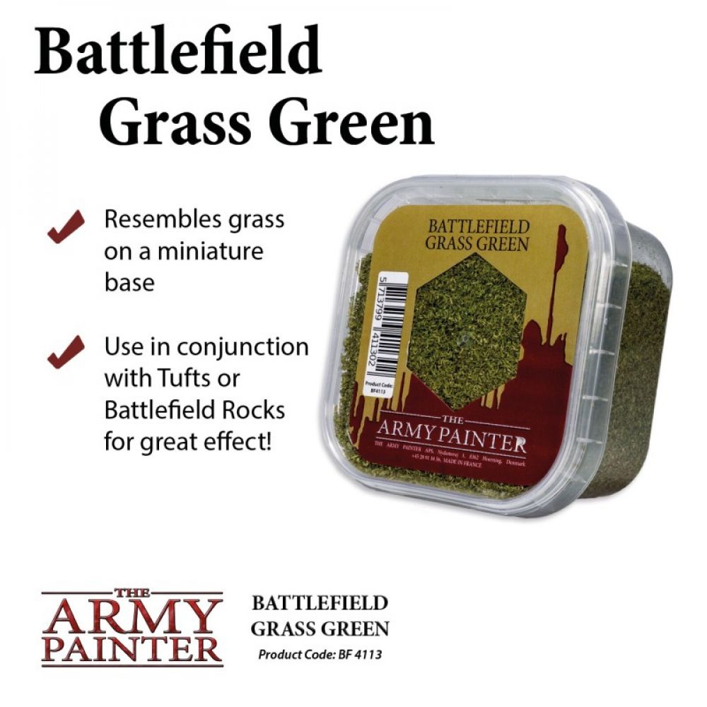 Army Painter - Flocages - Battlefield Grass Green
