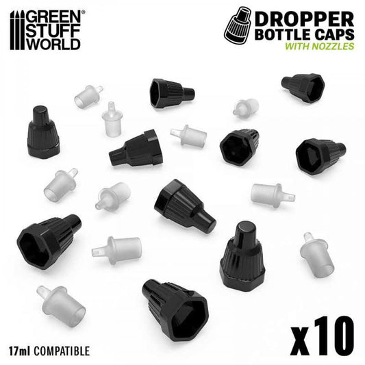 Buses compte-gouttes et bouchons standard