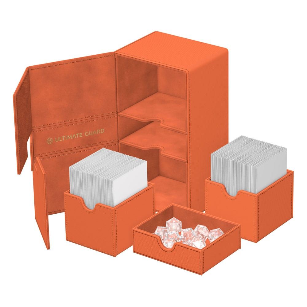 Multi-Deck Box Ultimate Guard Twin Flip`n`Tray 200+ XenoSkin "Summer Edition 2025" - Peach