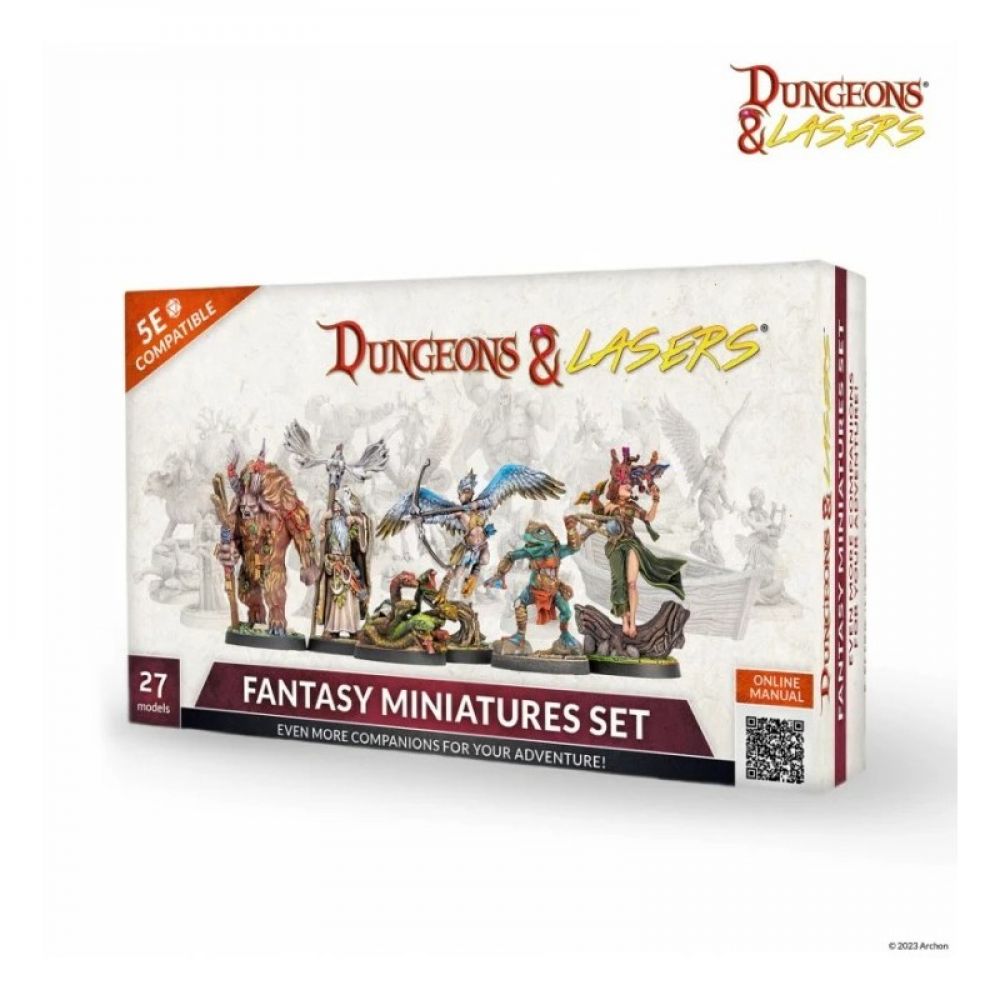 Dungeons & Lasers - Figurines - Fantasy Miniatures Set