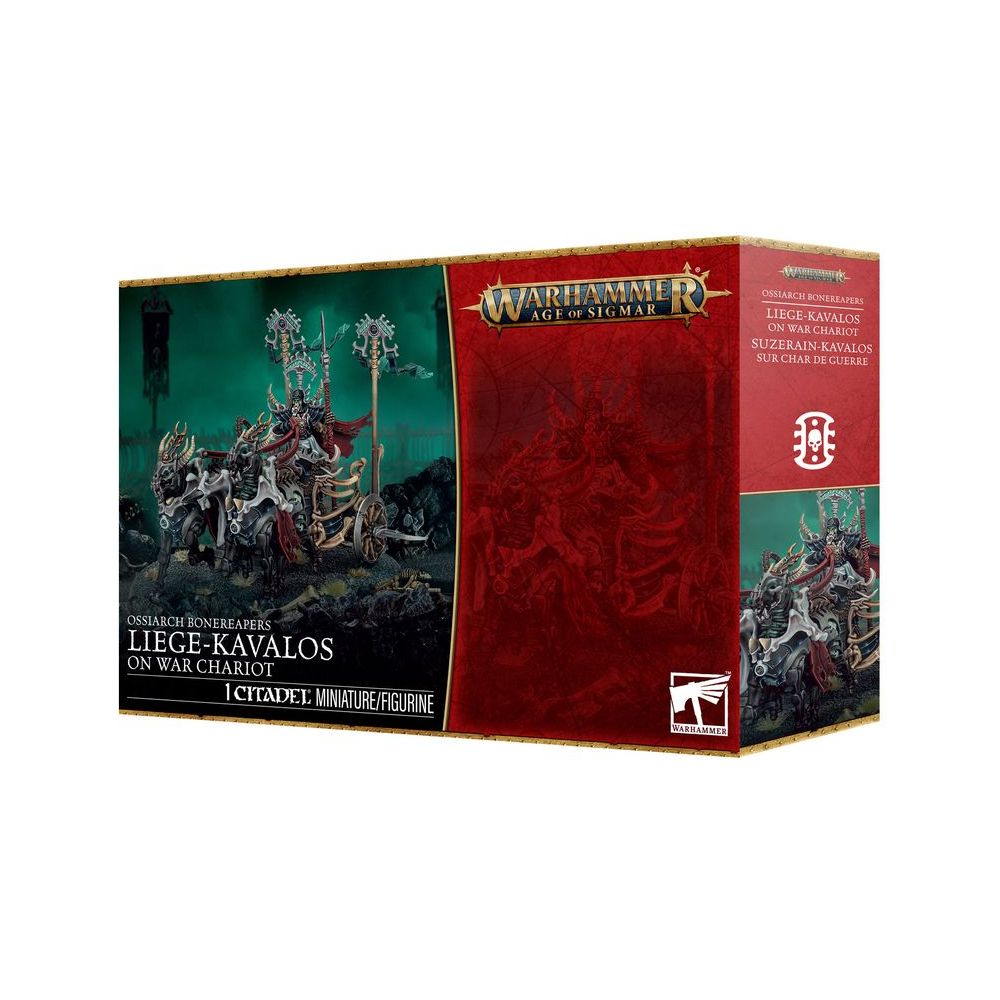 Ossiarch Bonereapers: Suzerain-Kavalos sur Char de Guerre