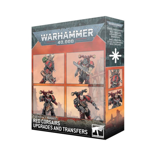 Chaos Spaces Marines: Améliorations + Décalcomanies Red Corsairs