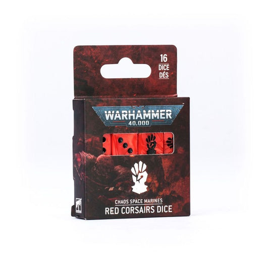 Chaos Spaces Marines Dice Set Red Corsair