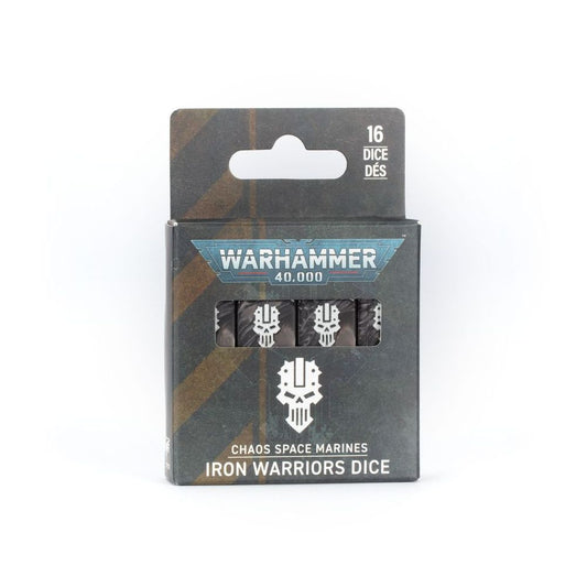 Chaos Spaces Marines Dice Set Iron Warrior