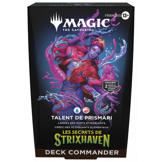 Deck Commander: Les Secrets de Strixhaven: Talent de Prismari (VO)