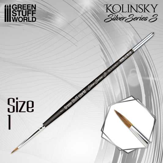 SILVER SERIES ( S) Pinceau Kolinsky - 1