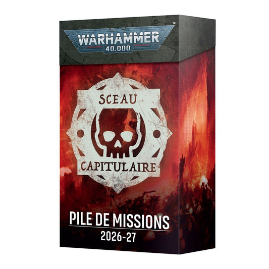 Warhammer 40000 Pile de Missions Sceau Capitulaire 2026-27 (V11 FR)