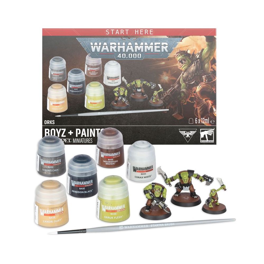 Orks: Boyz + Set de Peinture