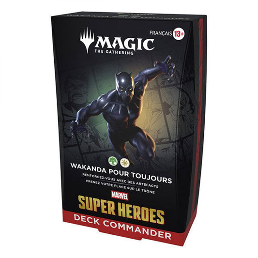 Deck Commander: Magic X Marvel Super Heroes: Wakanda Pour Toujours (VO)