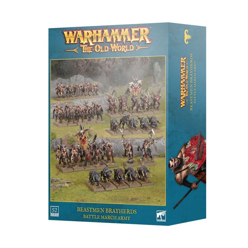Warhammer The Old World: Beastmen Brayherds: Armée de Colonne de Bataille