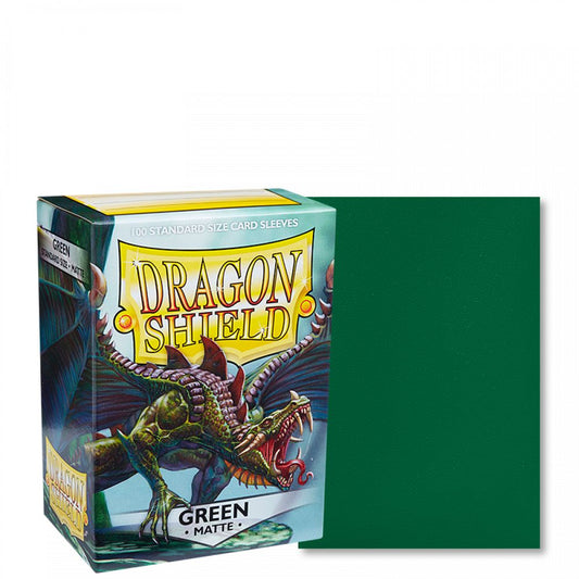 Dragon Shield Green Matte x100