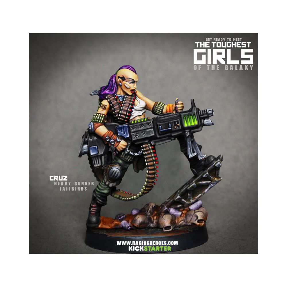 Raging Heroes: Cruz, Heavy Gunner