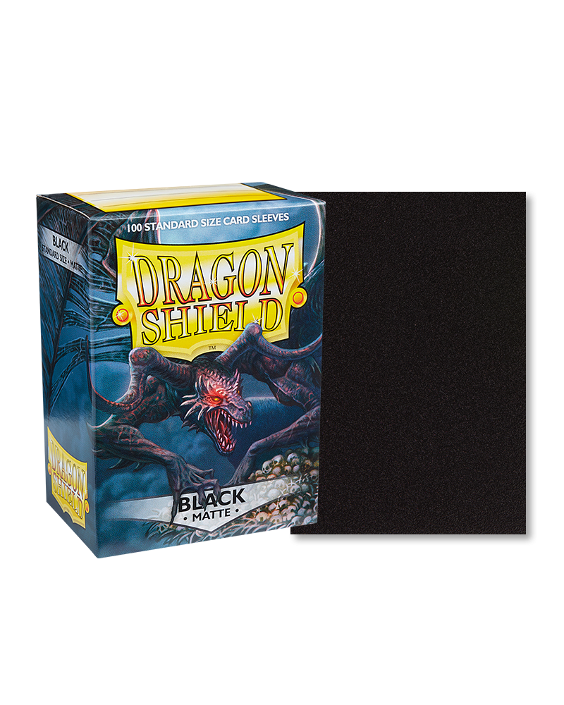 Dragon Shield Black Matte x100