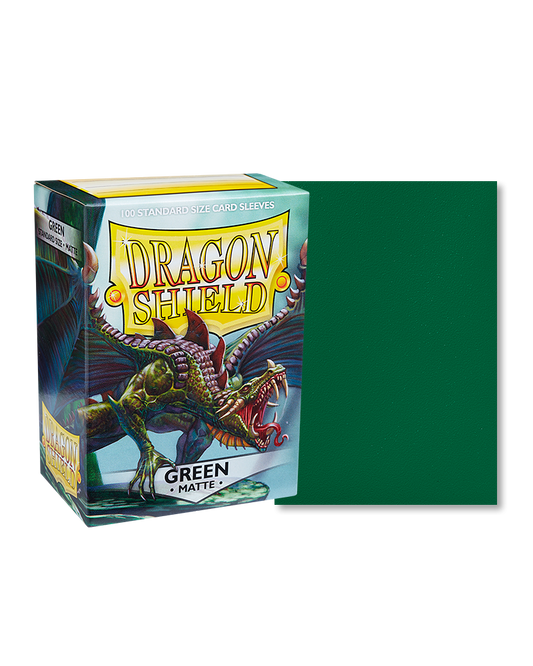 Dragon Shield Green Matte x100