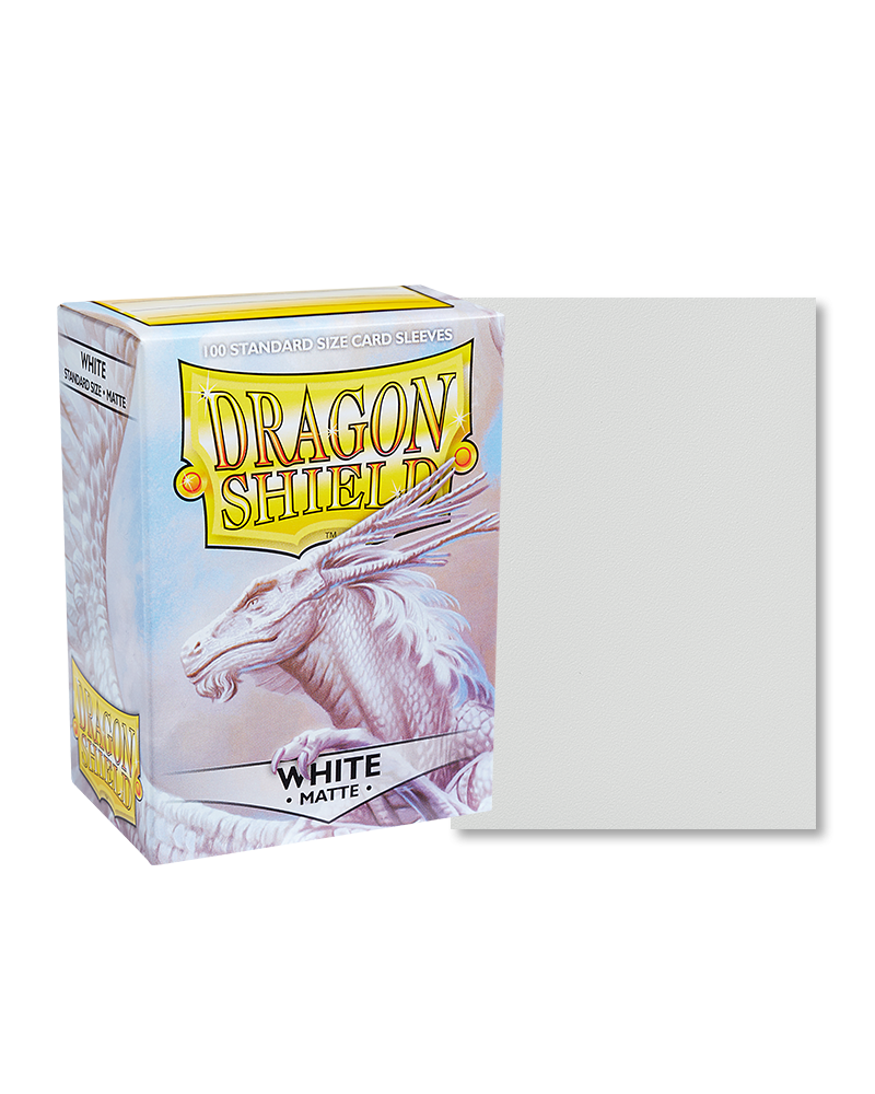Dragon Shield White Matte x100
