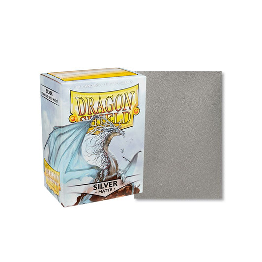 Dragon Shield Silver Matte x100