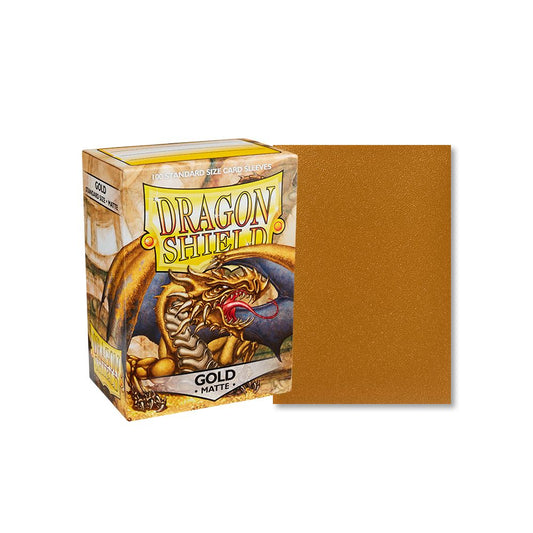 Dragon Shield Gold Matte x100