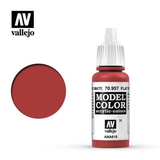 70.957 Model Color Flat Red 17ml