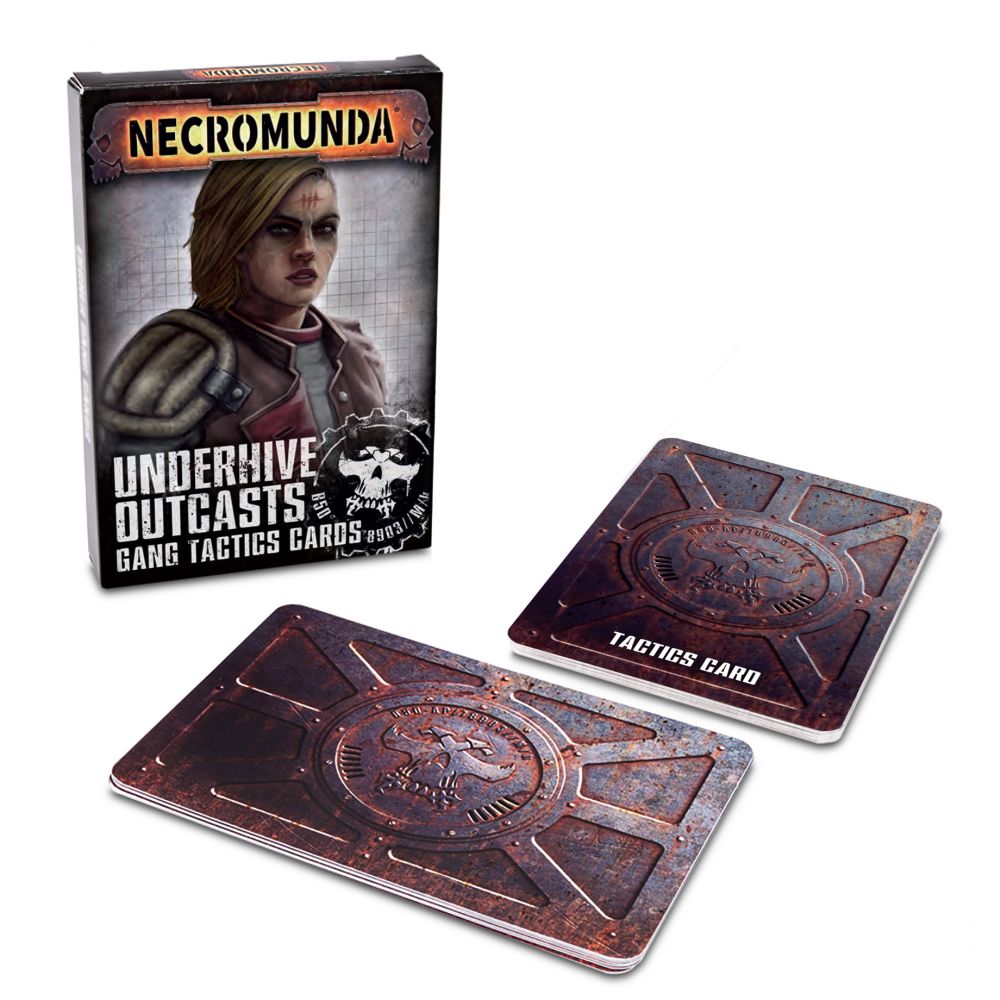 Necromunda: Underhive Outcast Gang Tactics Cards (2021 EN)