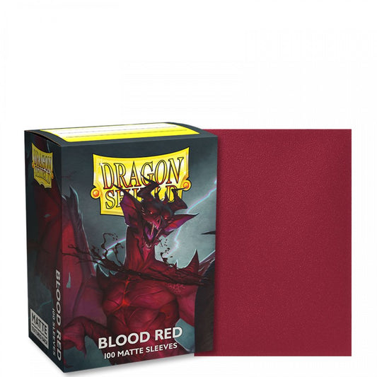 Dragon Shield Blood Red Matte x100