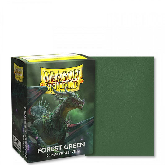 Dragon Shield Forest Green Matte x100