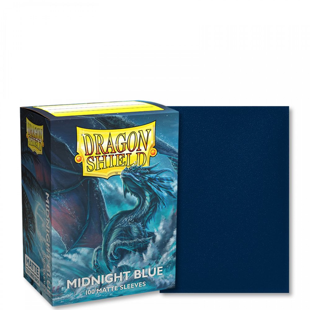 Dragon Shield Midnight Blue Matte x100