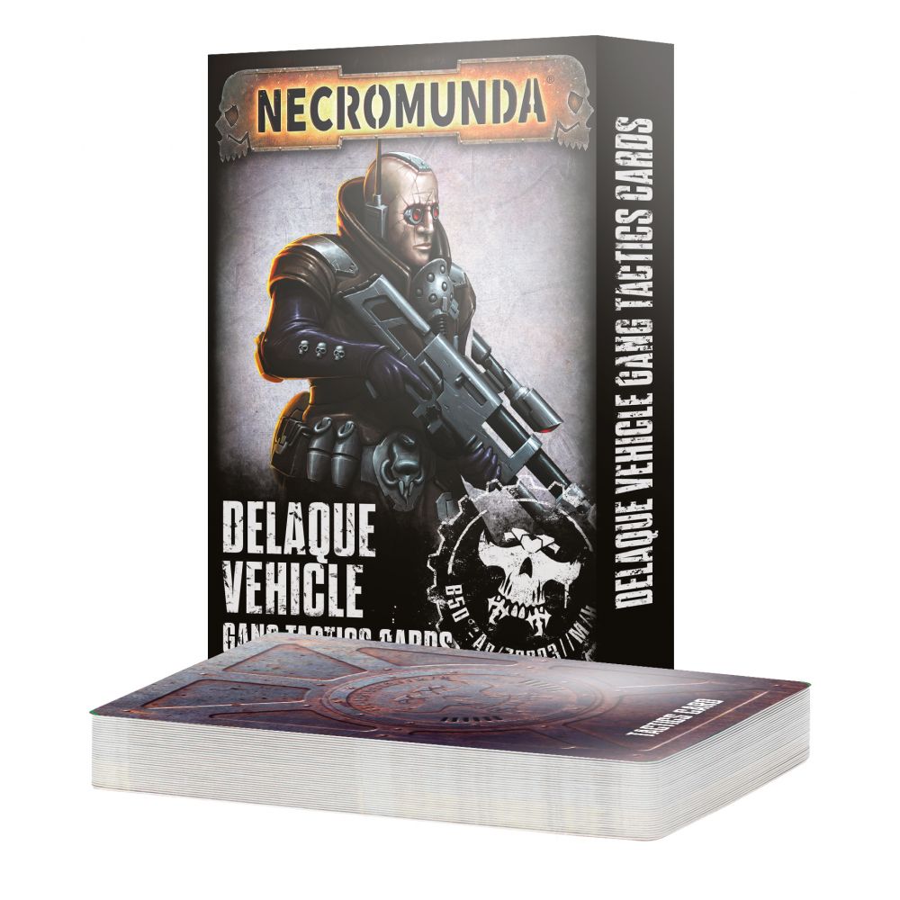 Necromunda: Delaque Vehicles Gang Tactics Cards (ENG)